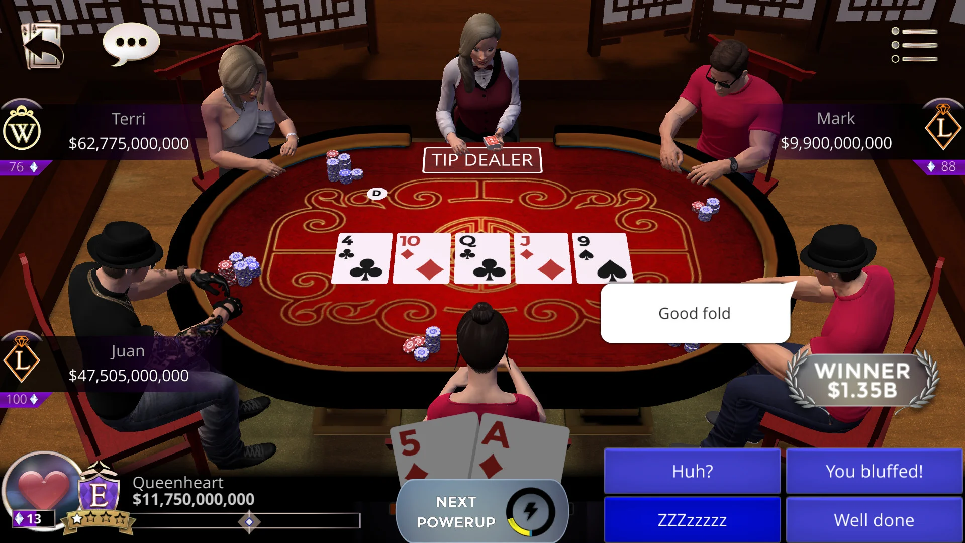 Online poker app